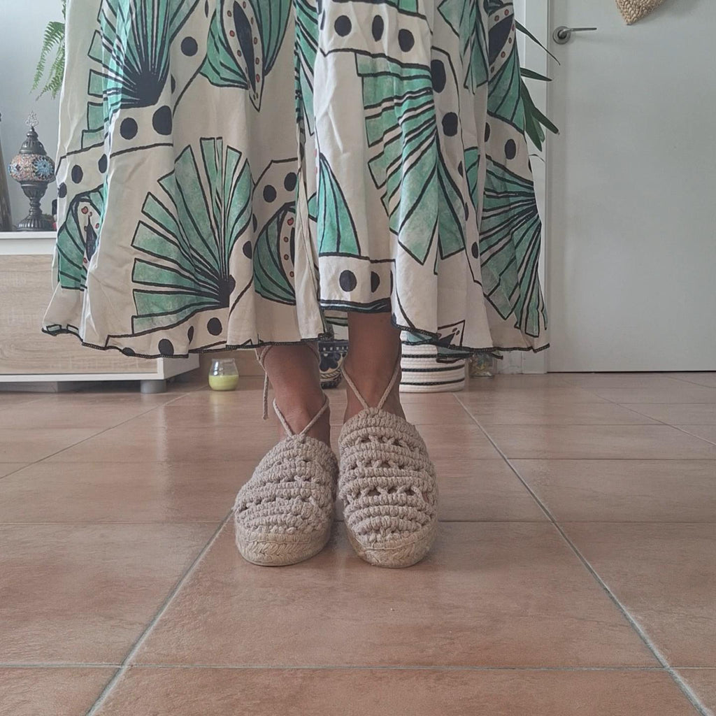 Zapatos de esparto