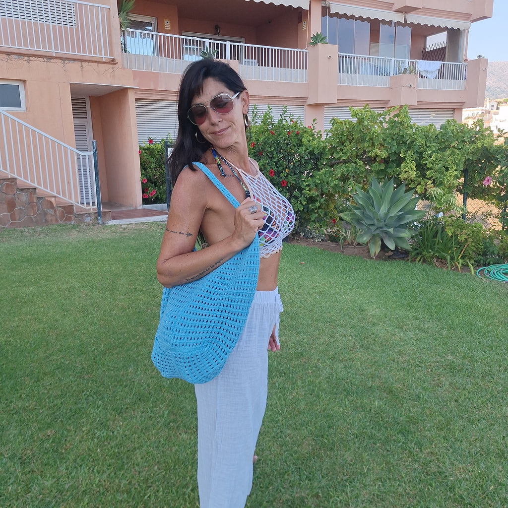 Bolso Playero Boho Artesanal