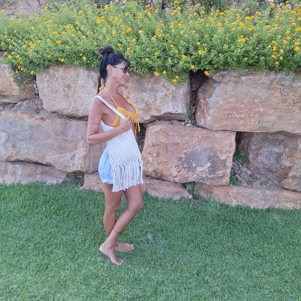 Boho Fringe Bag | Handmade Artisan Bag