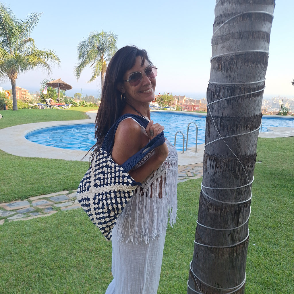 Bolso de Crochet Boho Artesanal