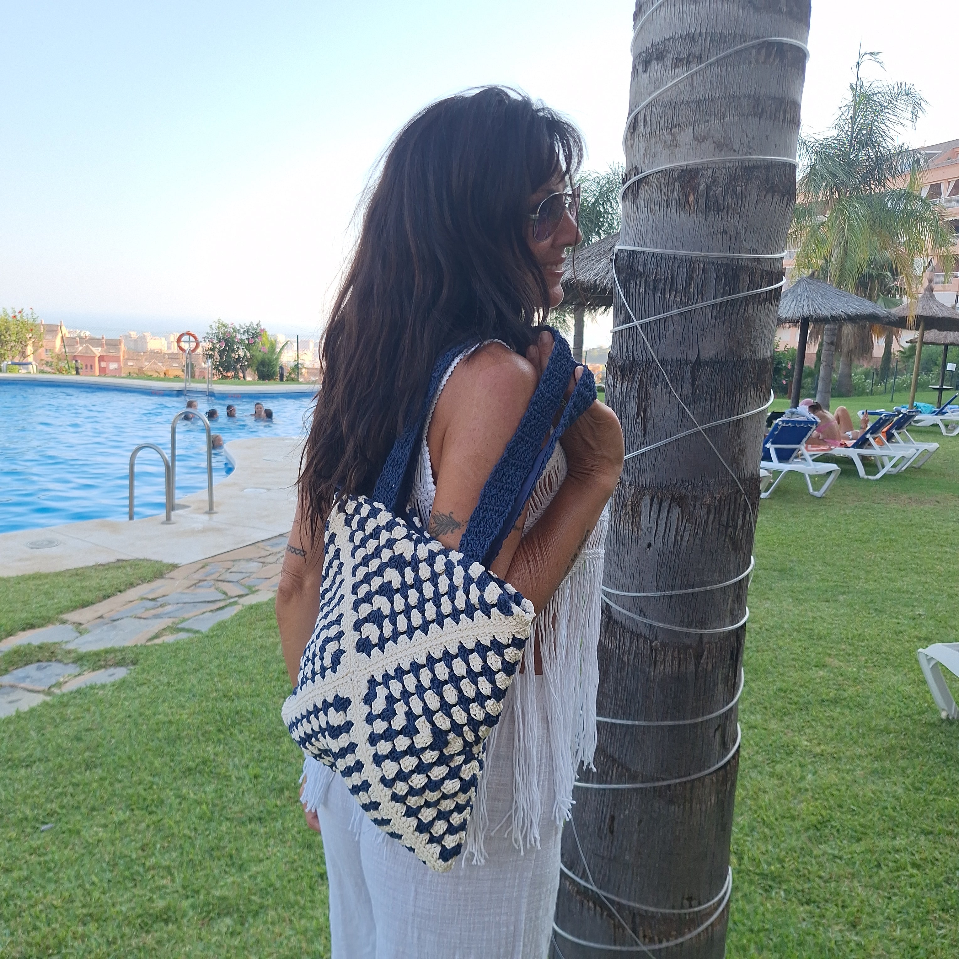 Bolso de Crochet Boho Artesanal