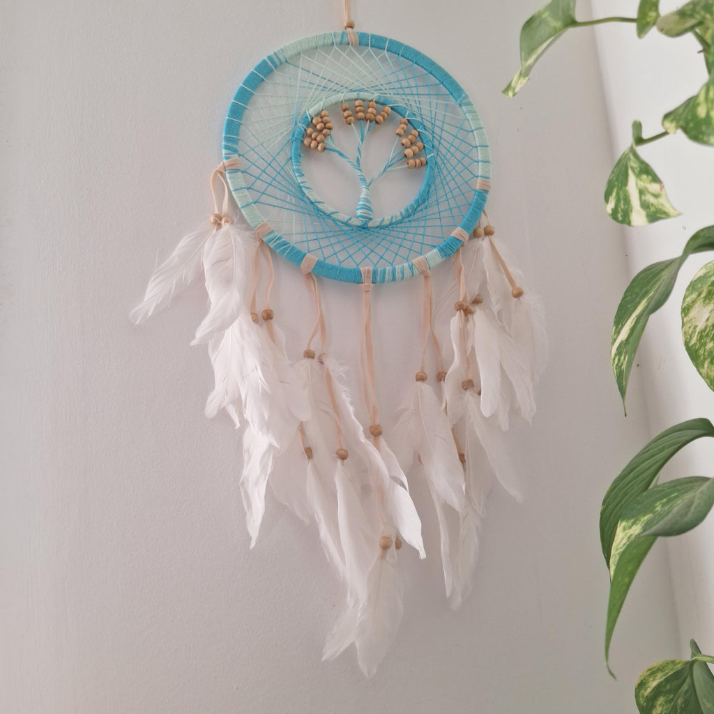 Atrapasueños con plumas