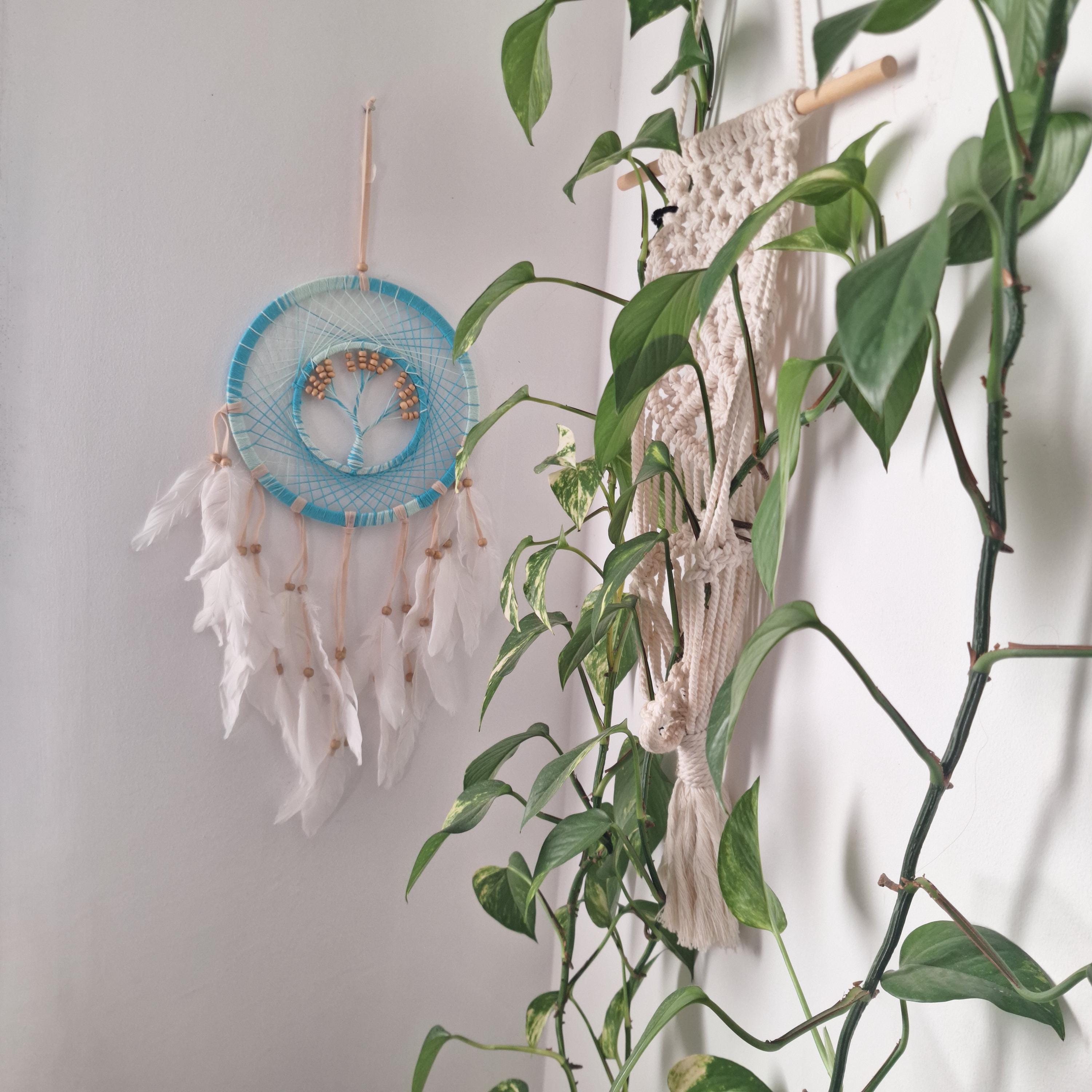 Atrapasueños con plumas