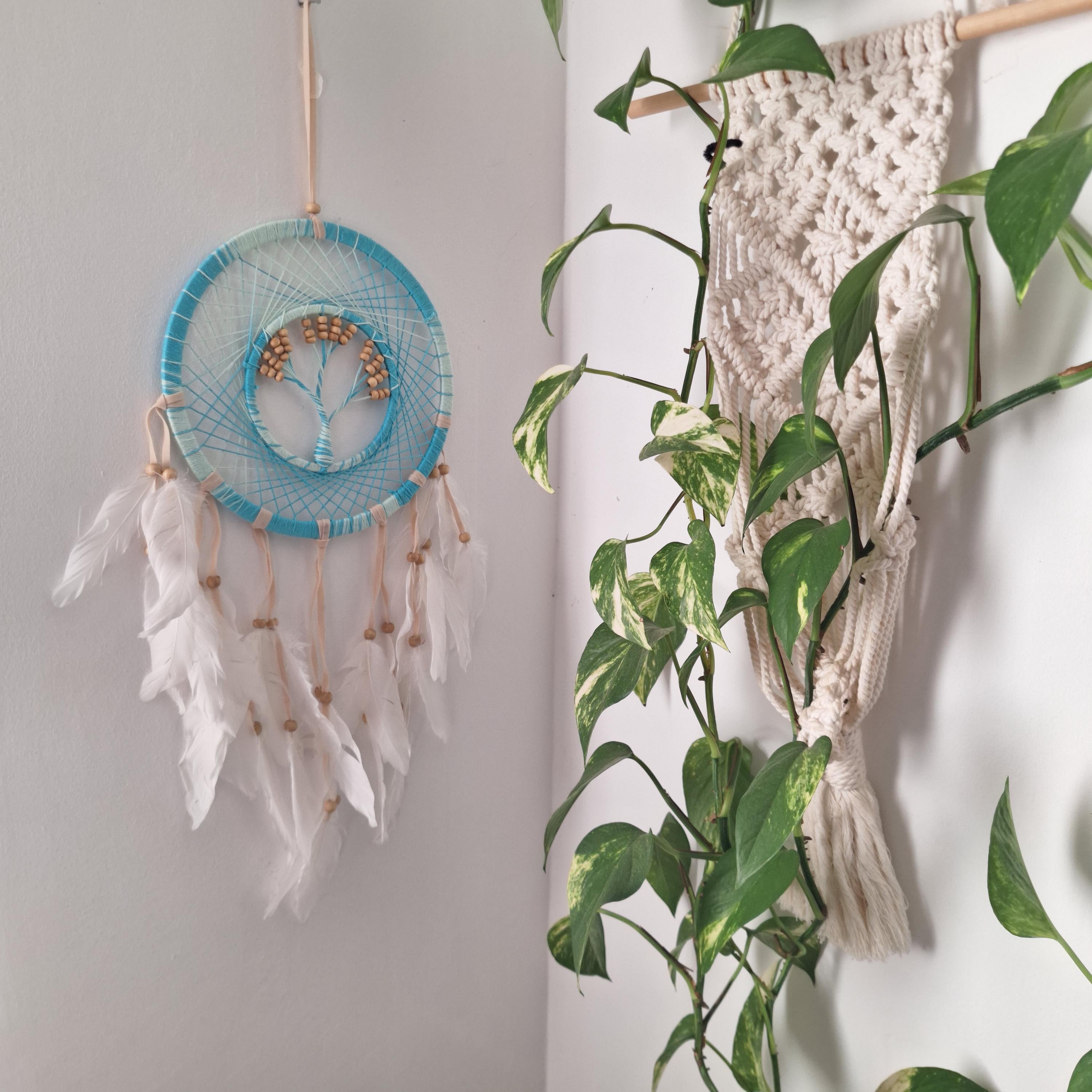 Atrapasueños Boho con Plumas