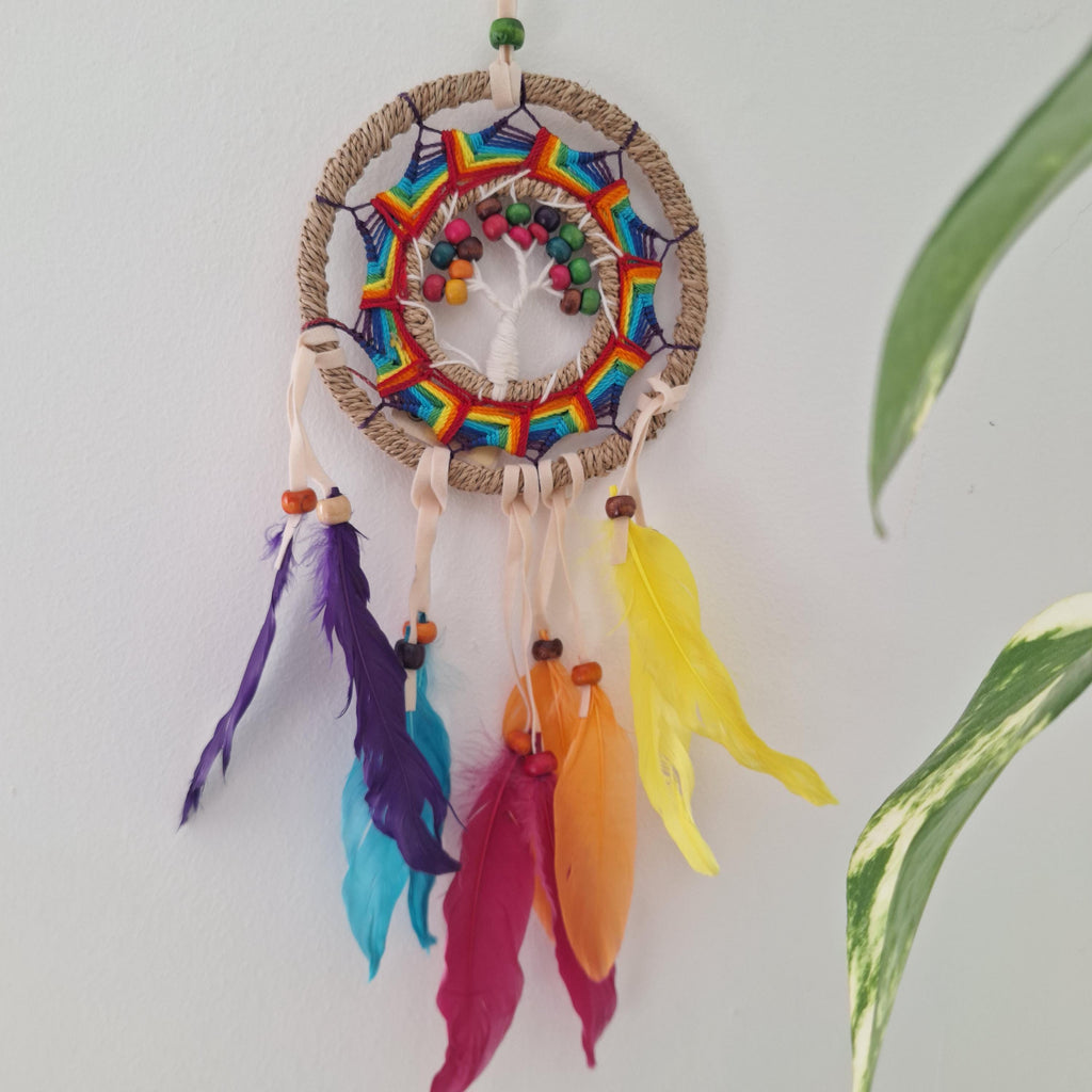 Atrapasueños Multicolor de Macramé