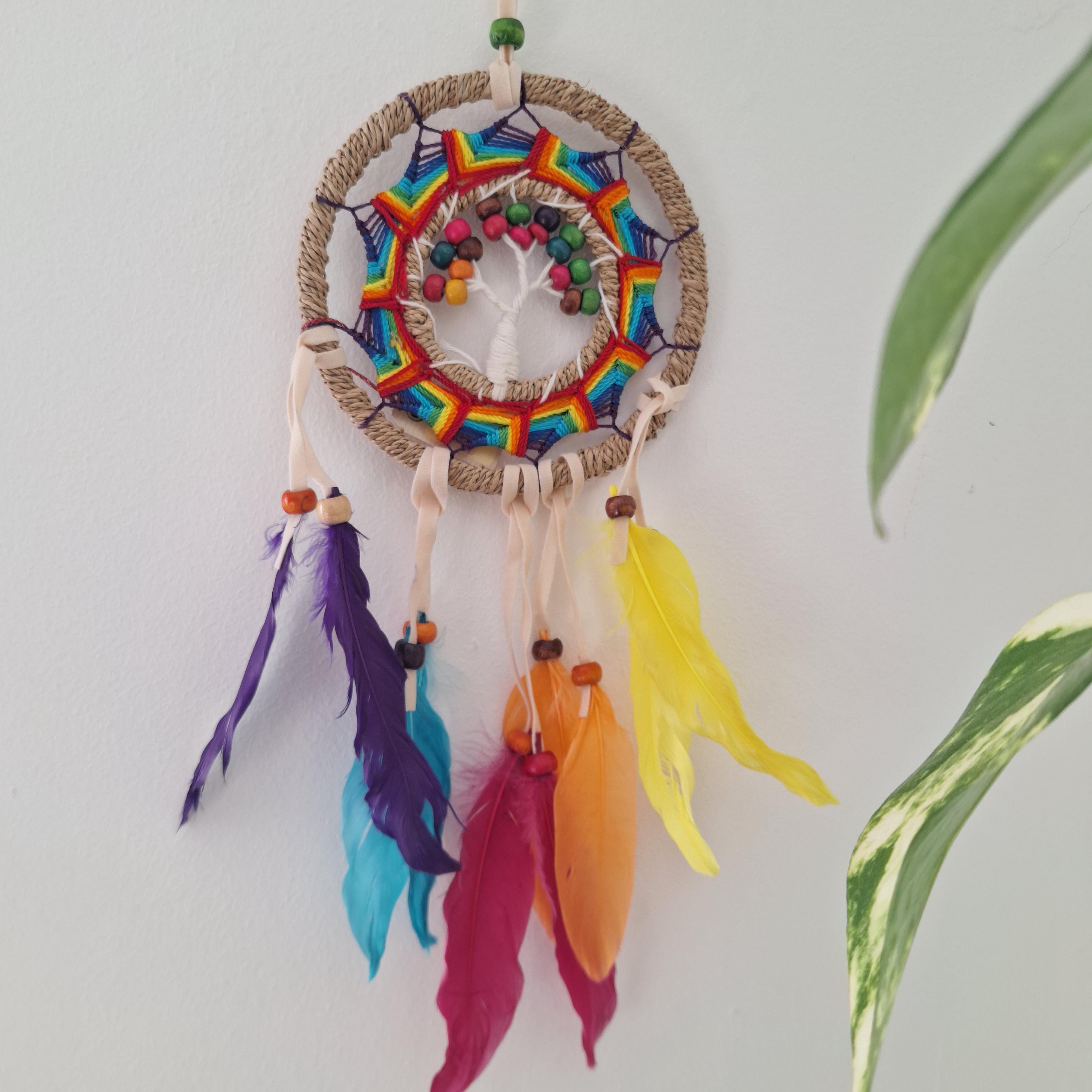 Atrapasueños Multicolor de Macramé