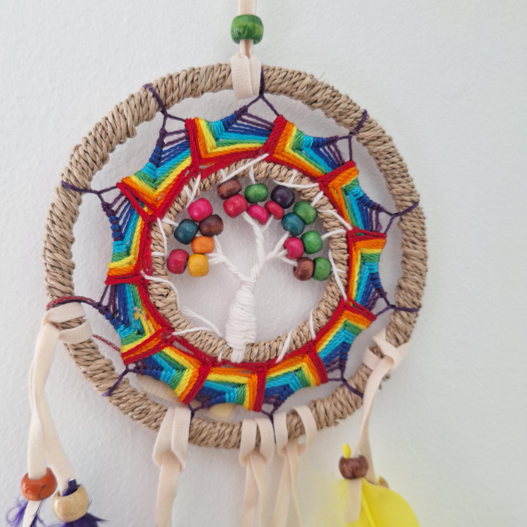 Atrapasueños Multicolor de Macramé