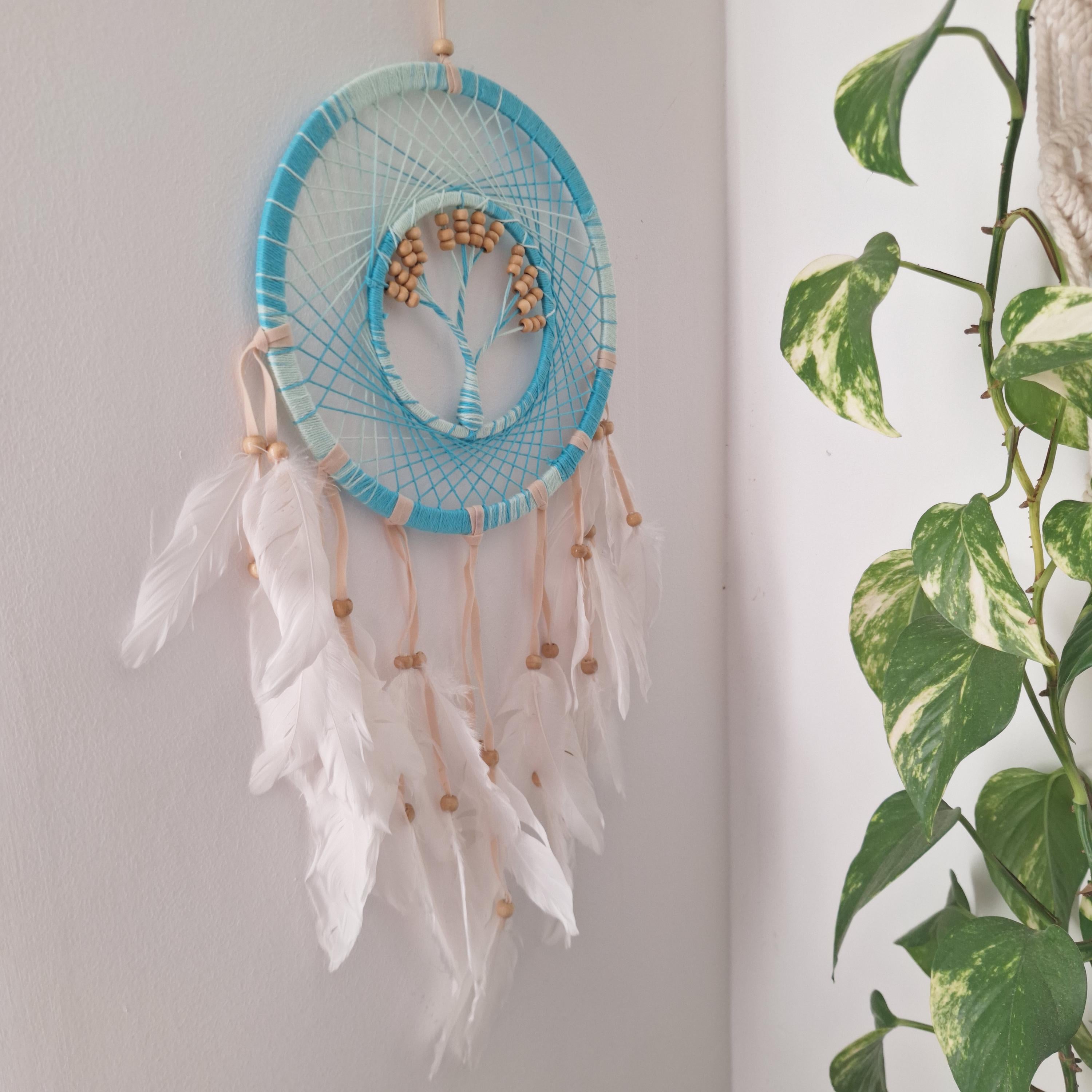 Atrapasueños Boho con Plumas