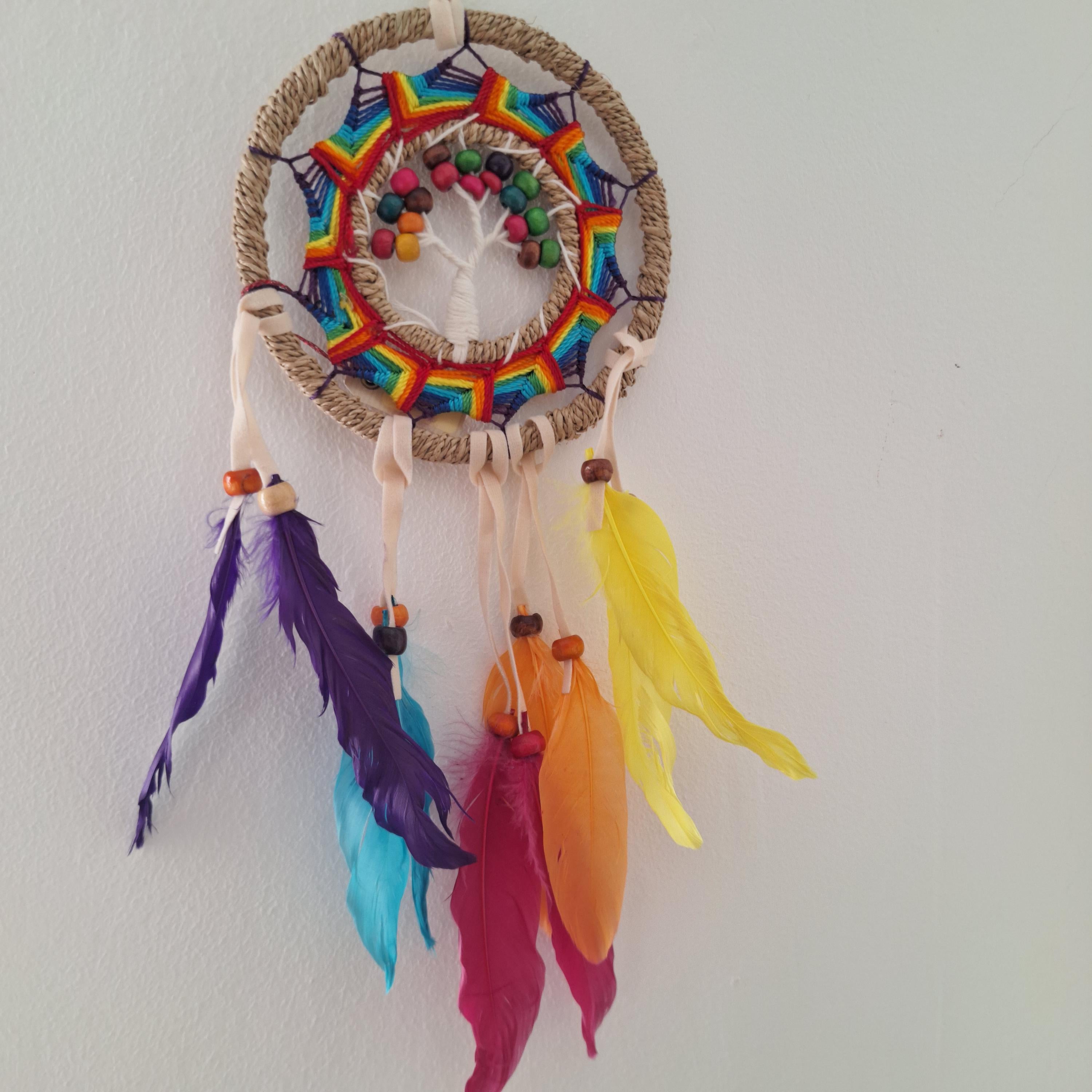 Atrapasueños Multicolor de Macramé
