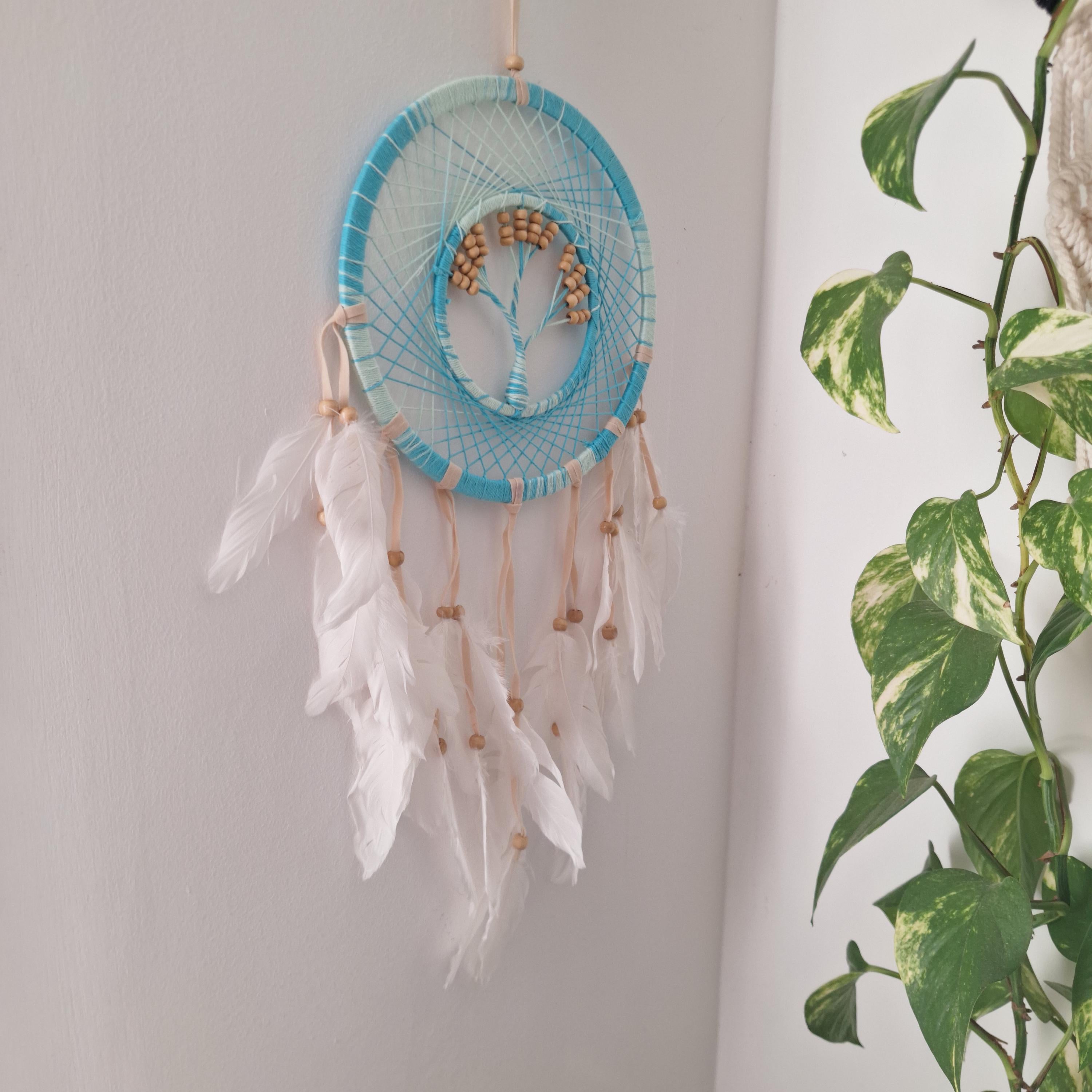 Atrapasueños Boho con Plumas