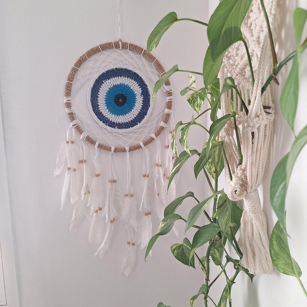 Atrapasueños Ojo Turco de Macramé