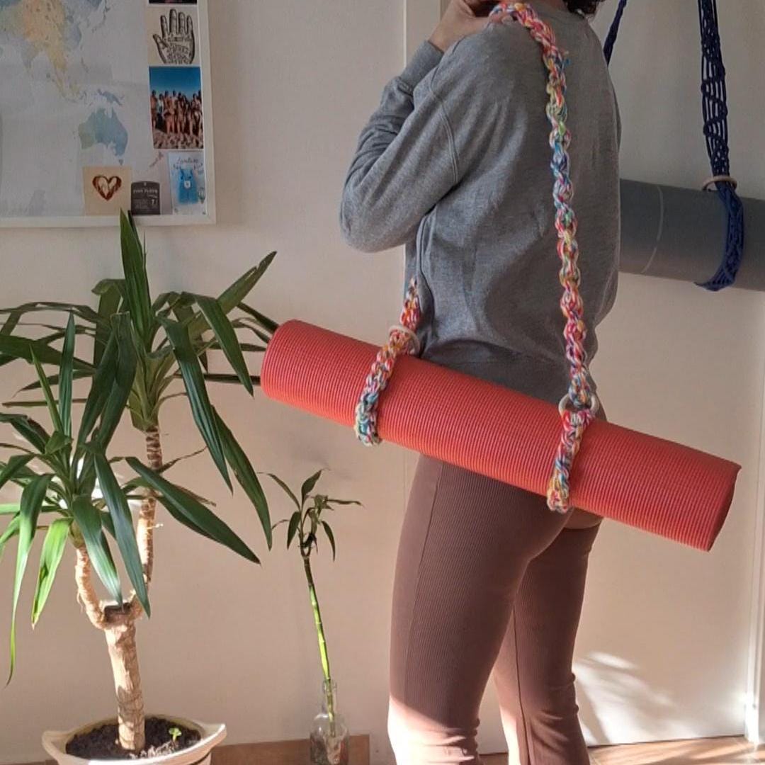 Correa de Macramé para Esterilla de Yoga