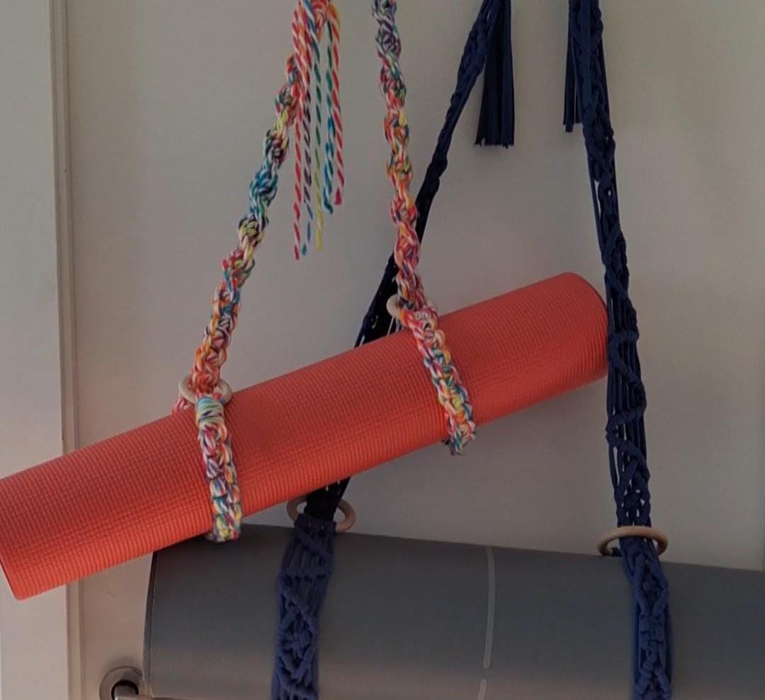 Correa de Macramé para Esterilla de Yoga