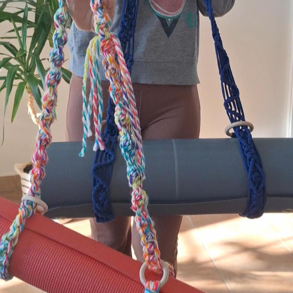 Correa de Macramé para Esterilla de Yoga