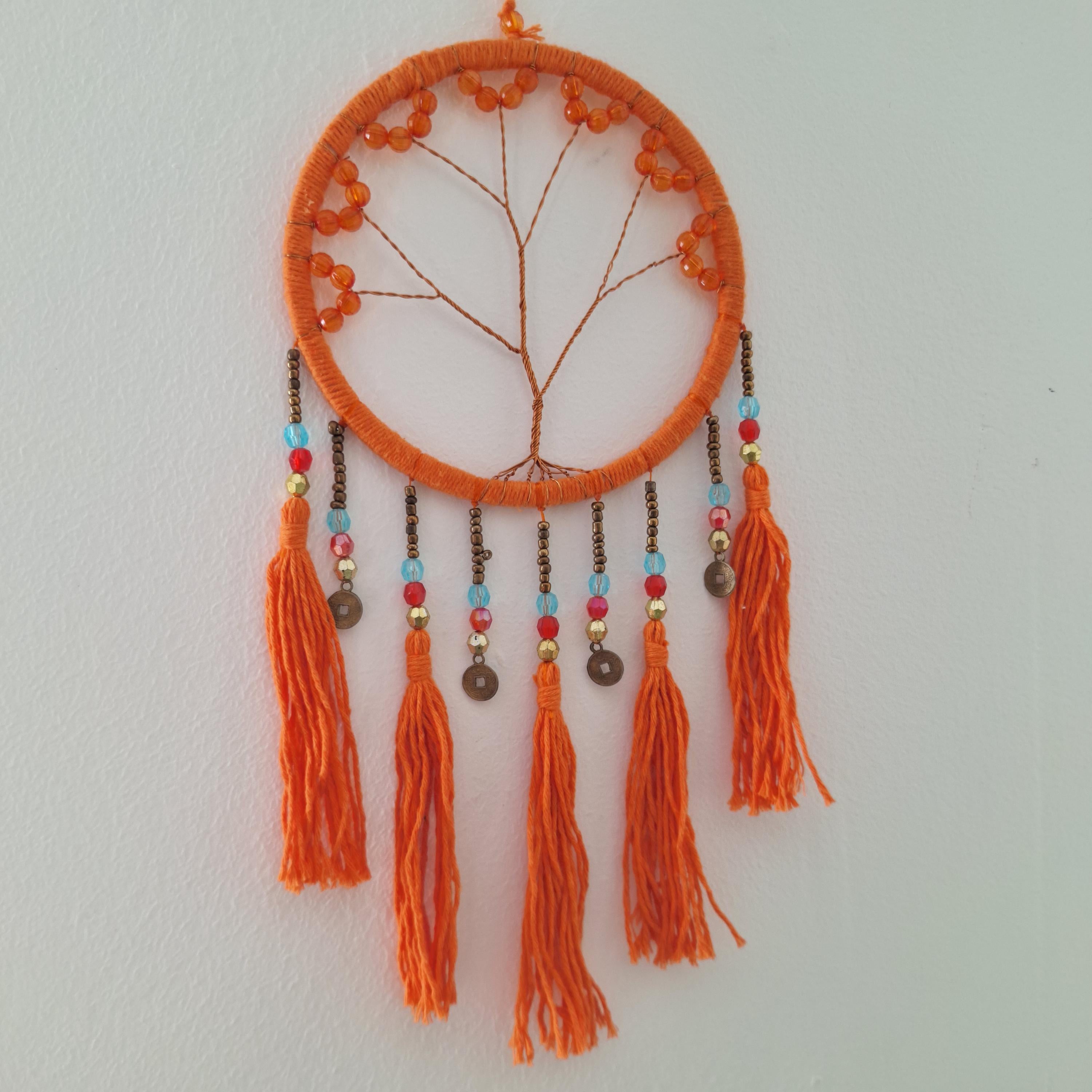 Atrapasueños Árbol de la Vida de Macramé
