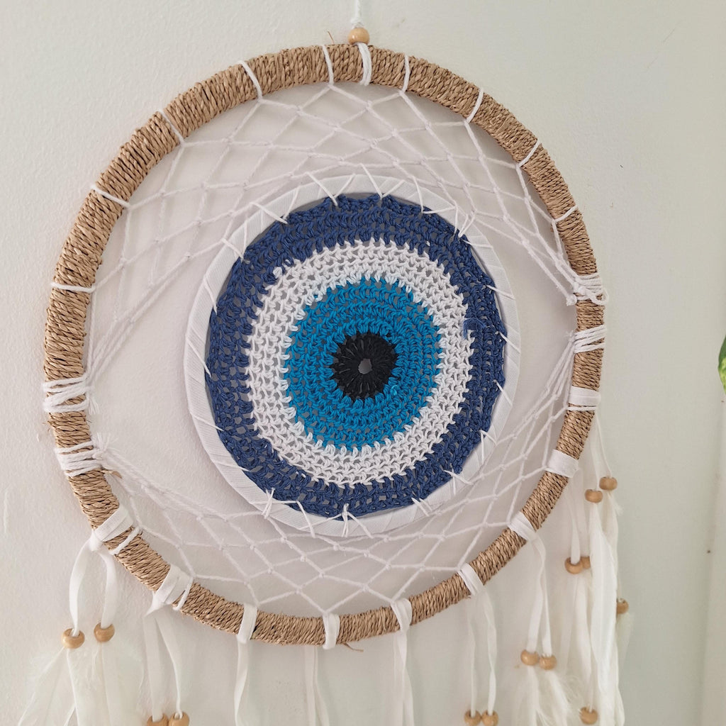 Atrapasueños Ojo Turco de Macramé