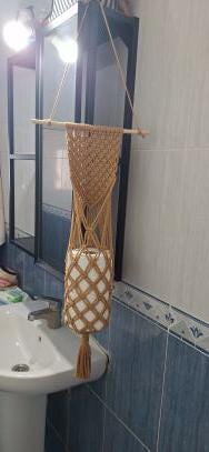 Portarrollos de Macramé para Cocina o Baño