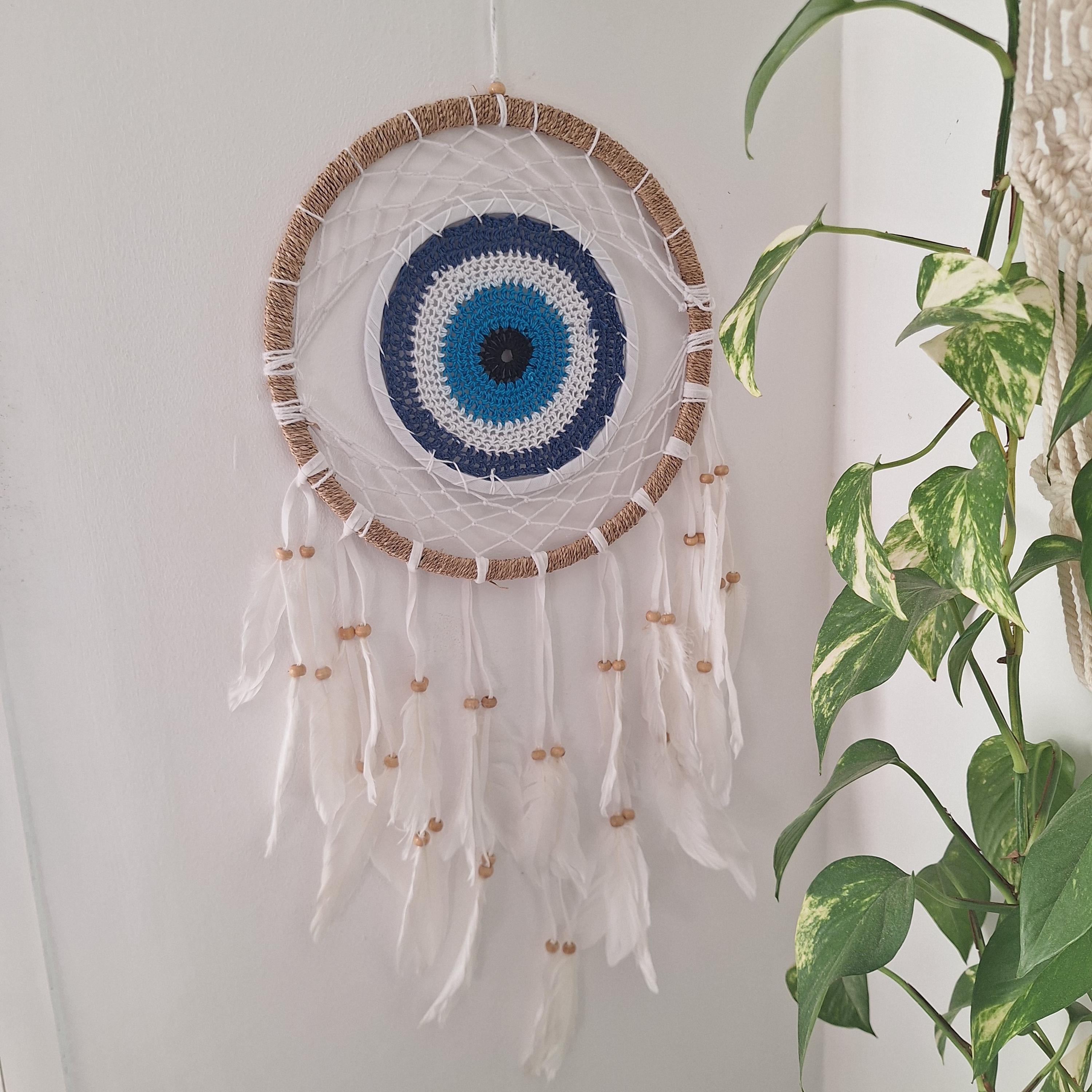 Atrapasueños Ojo Turco de Macramé