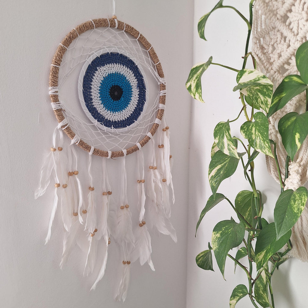 Atrapasueños Ojo Turco de Macramé