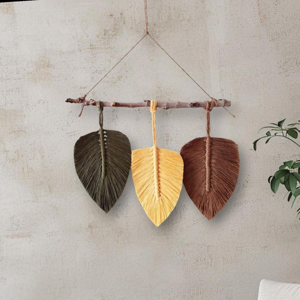 hojas de macrame