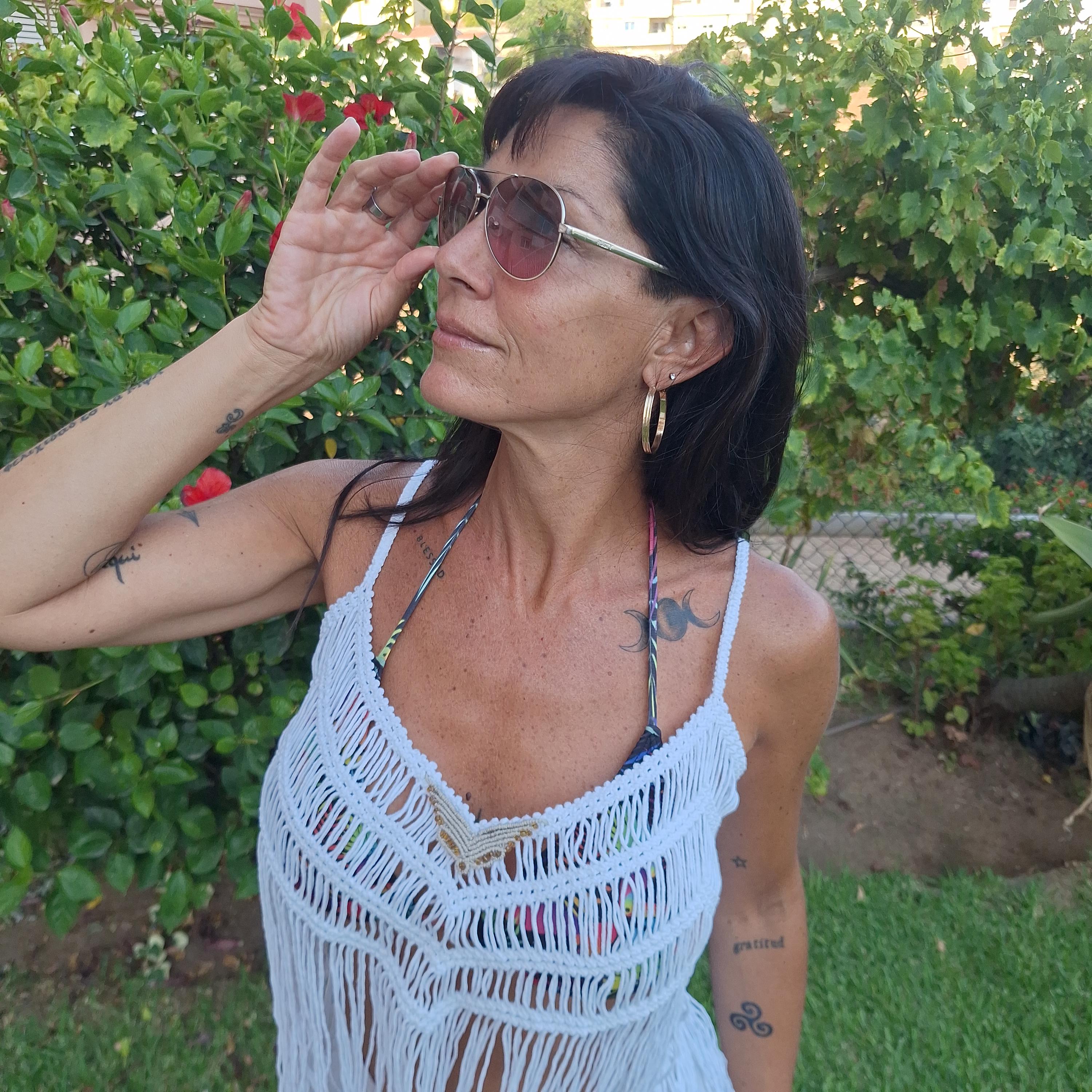 Top Boho de Macramé con Flecos