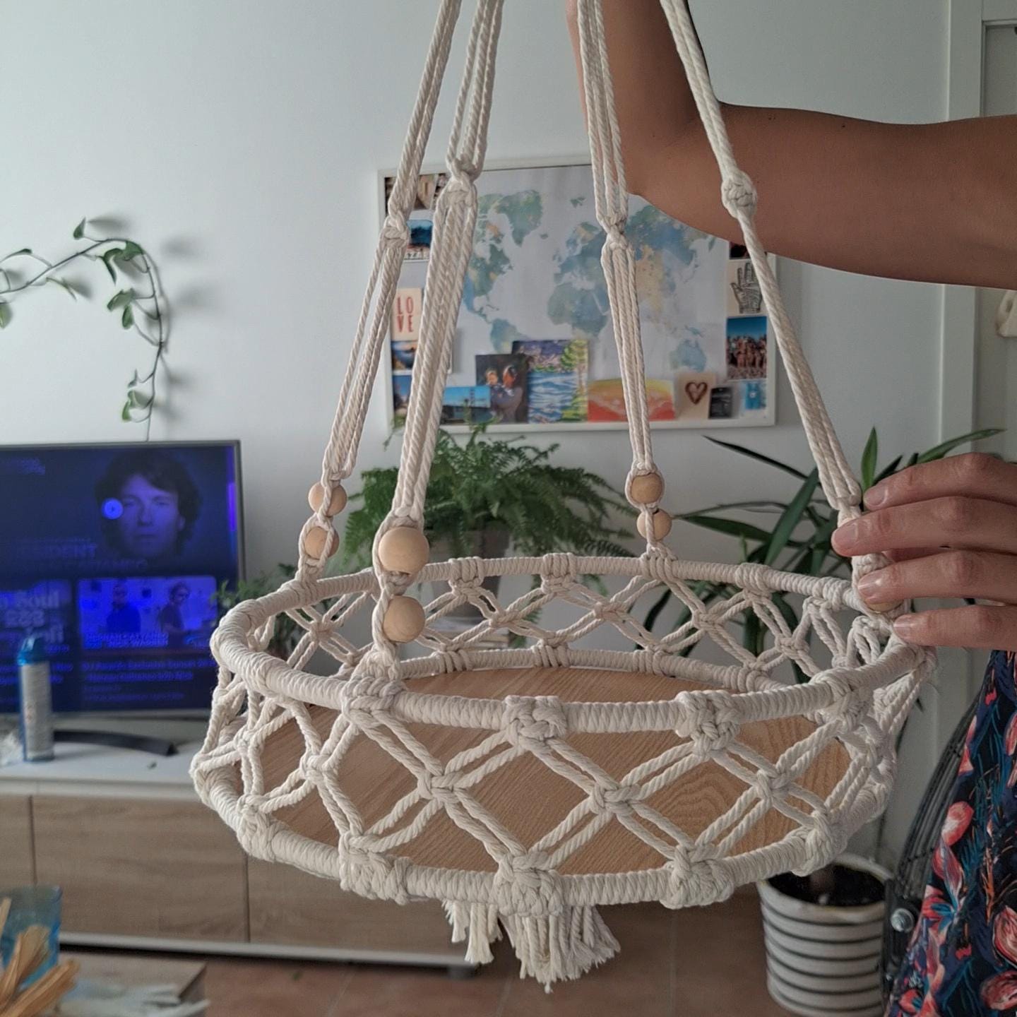 Macrame Plant Hanger | Handmade Boho Holder