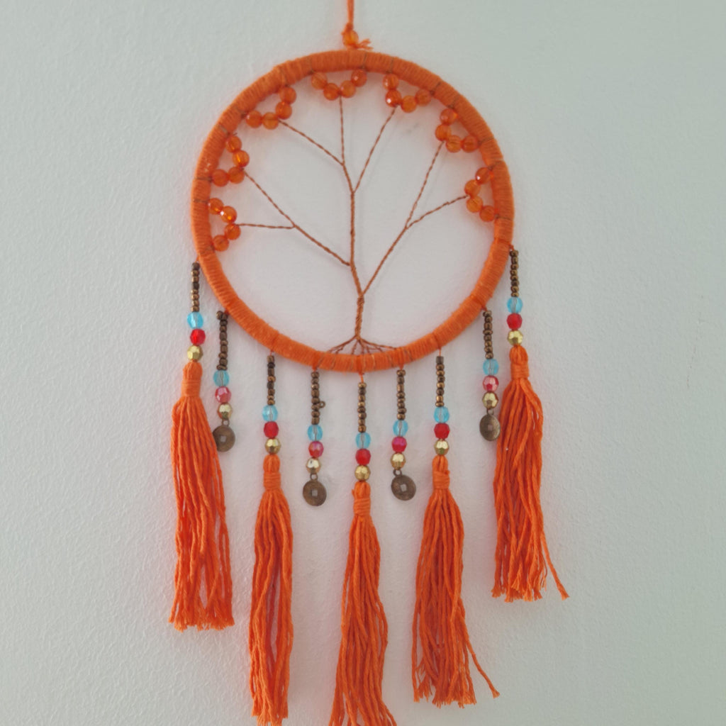 Atrapasueños Árbol de la Vida de Macramé