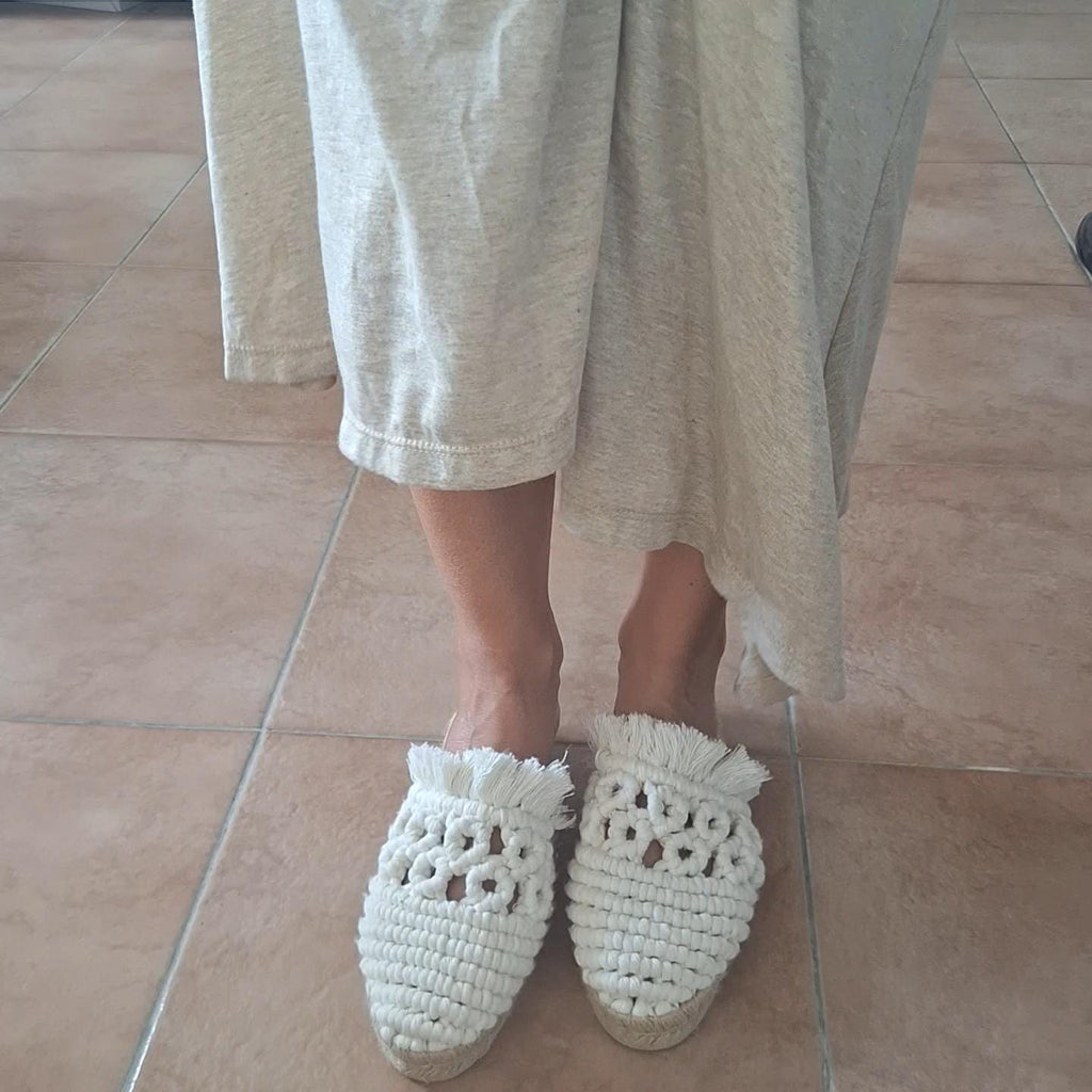 Zapatos de esparto