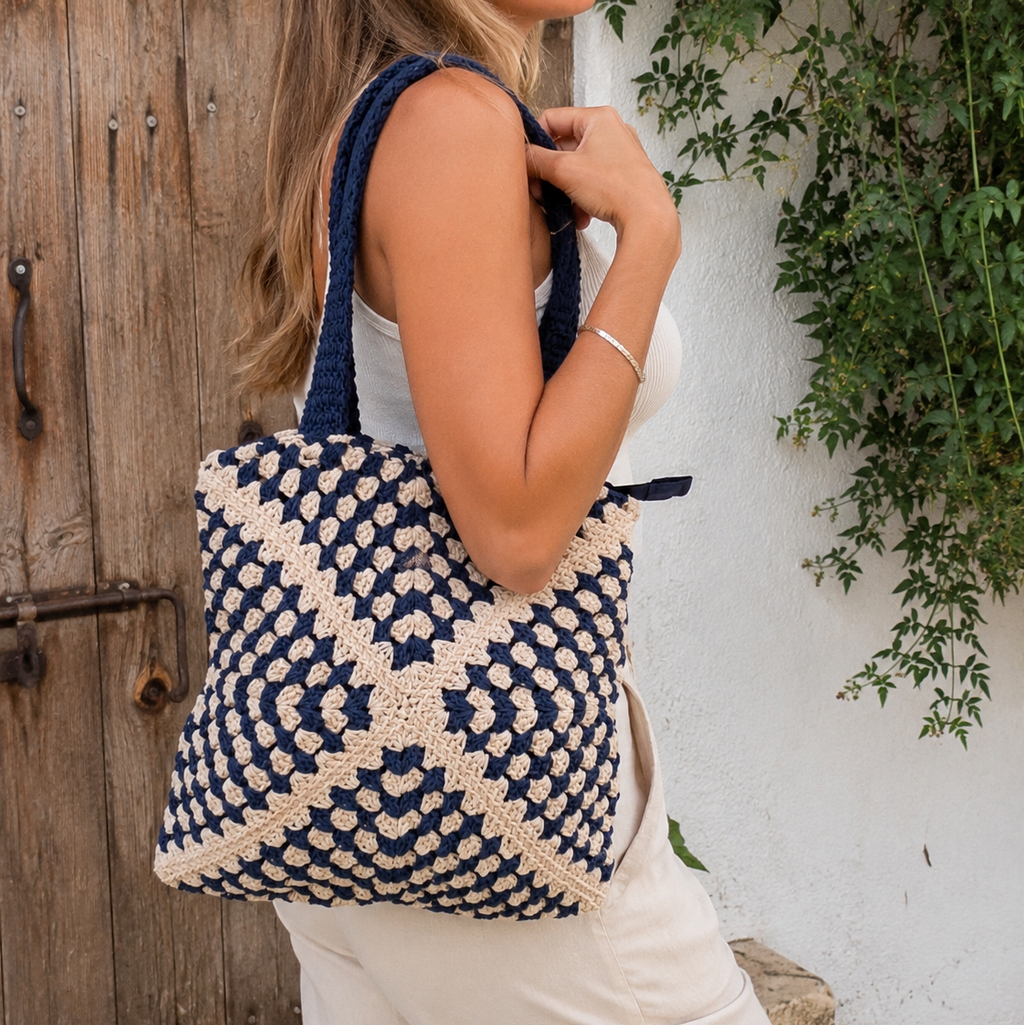 Bolso de Crochet Boho Artesanal