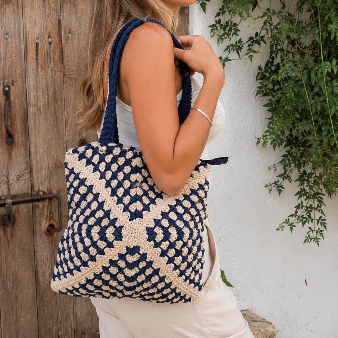Bolso de Crochet Boho Artesanal