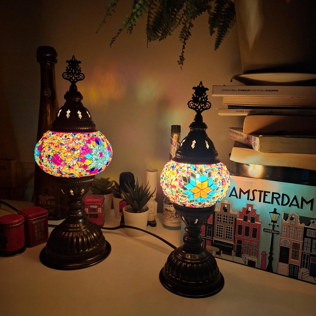 Lámpara Turca Artesanal Boho