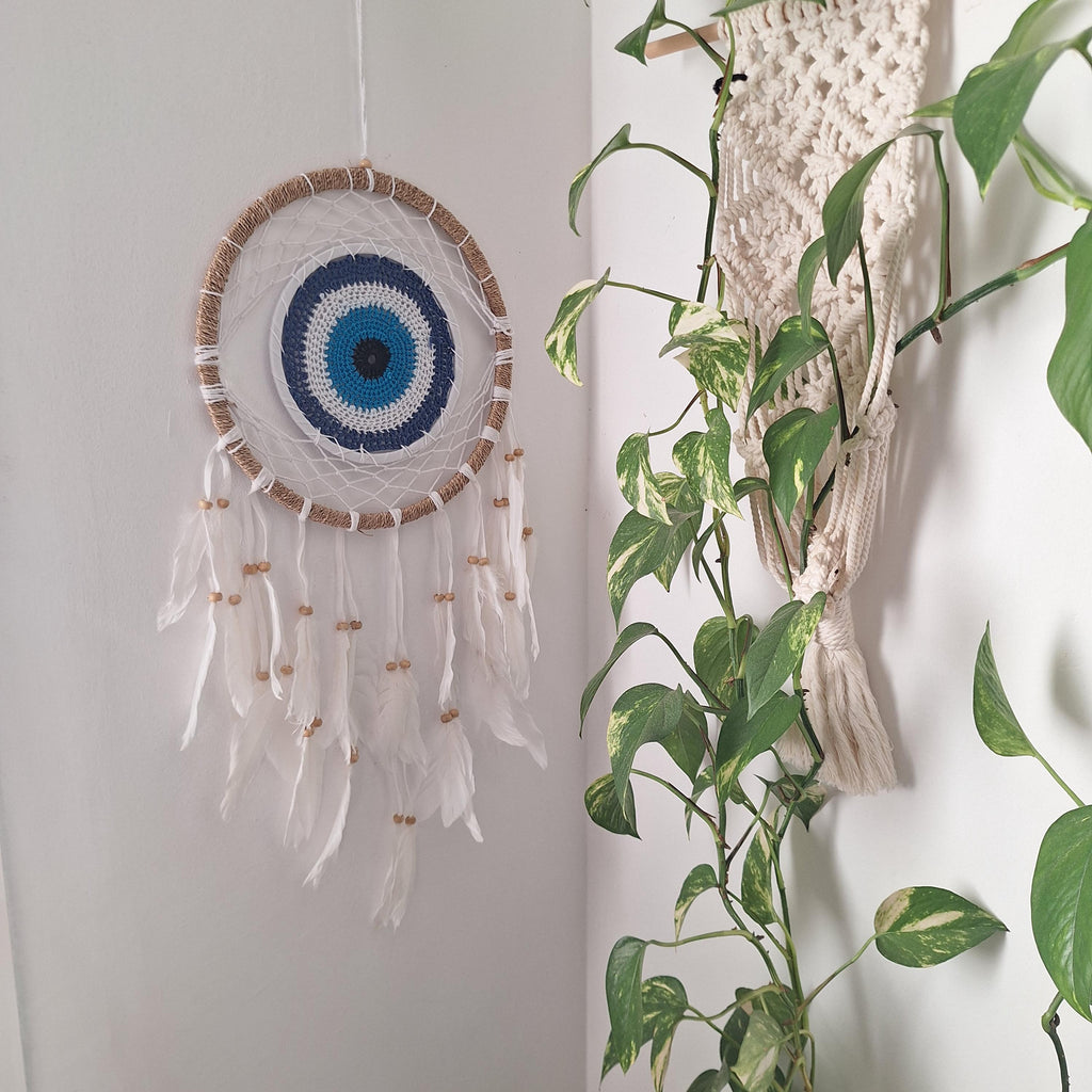 Atrapasueños Ojo Turco de Macramé