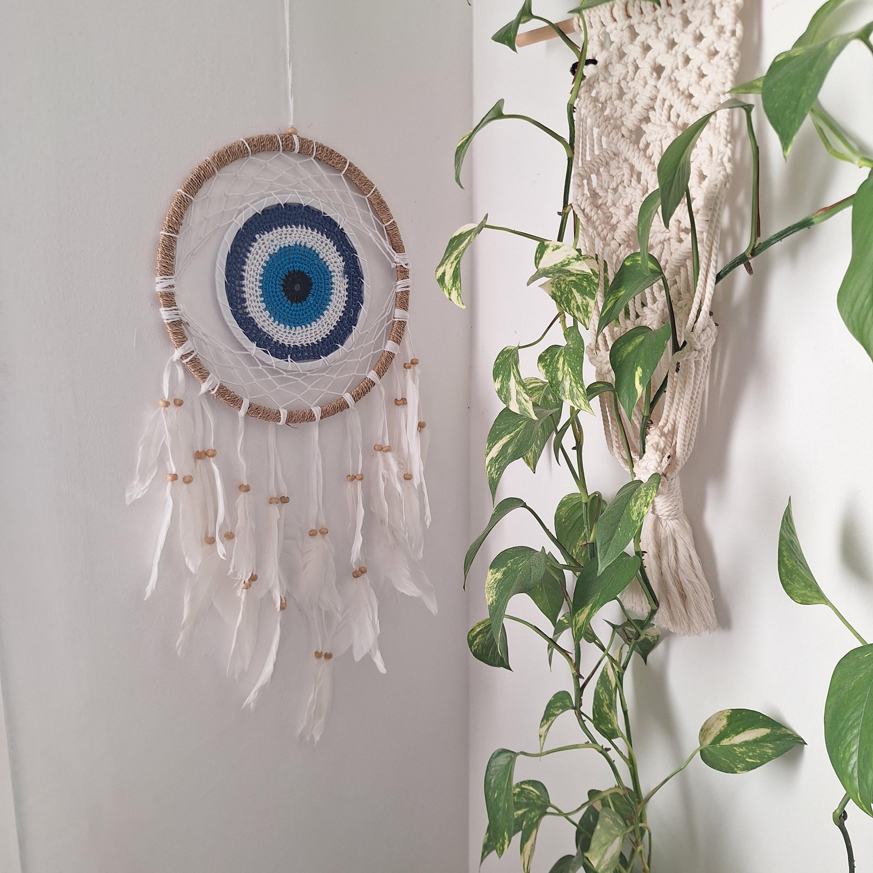 Atrapasueños Ojo Turco de Macramé