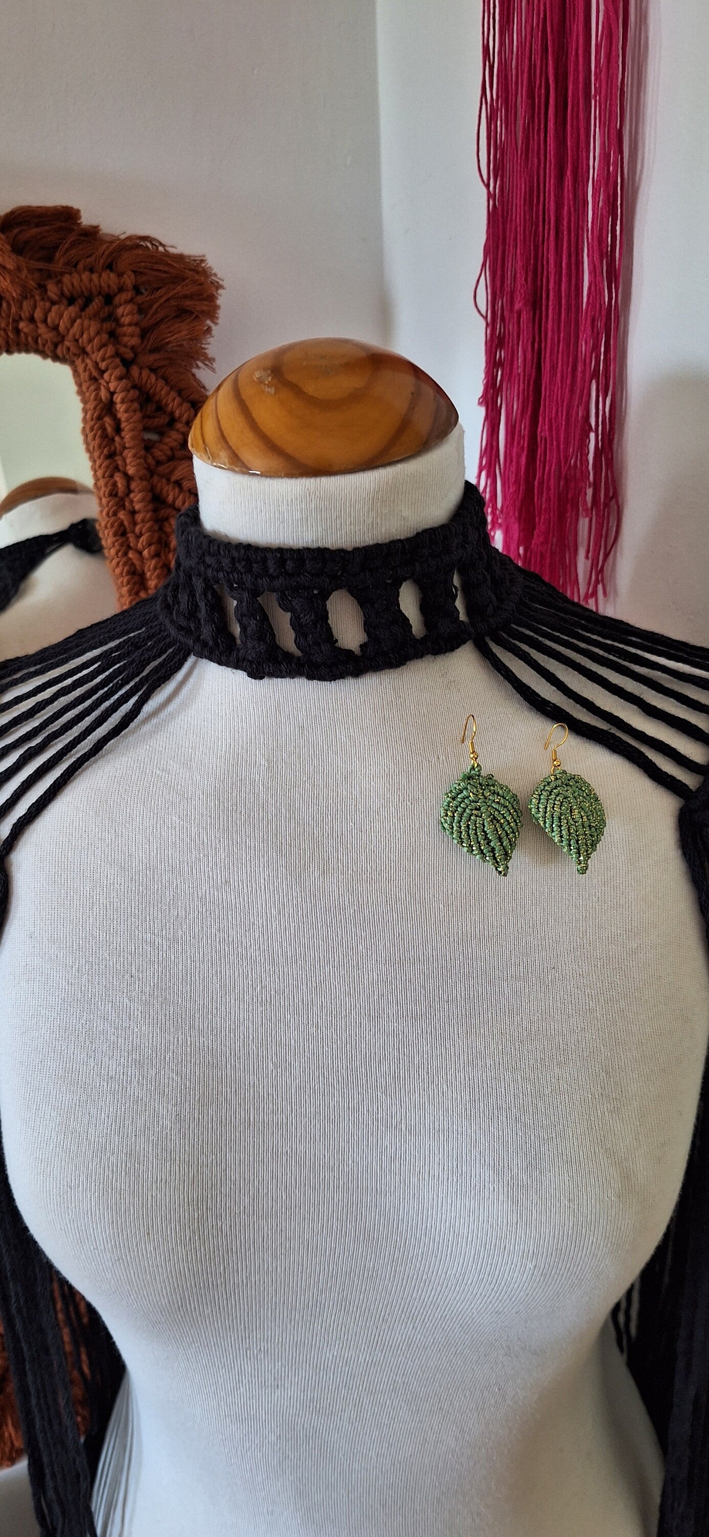 Pendientes de Macramé Artesanales