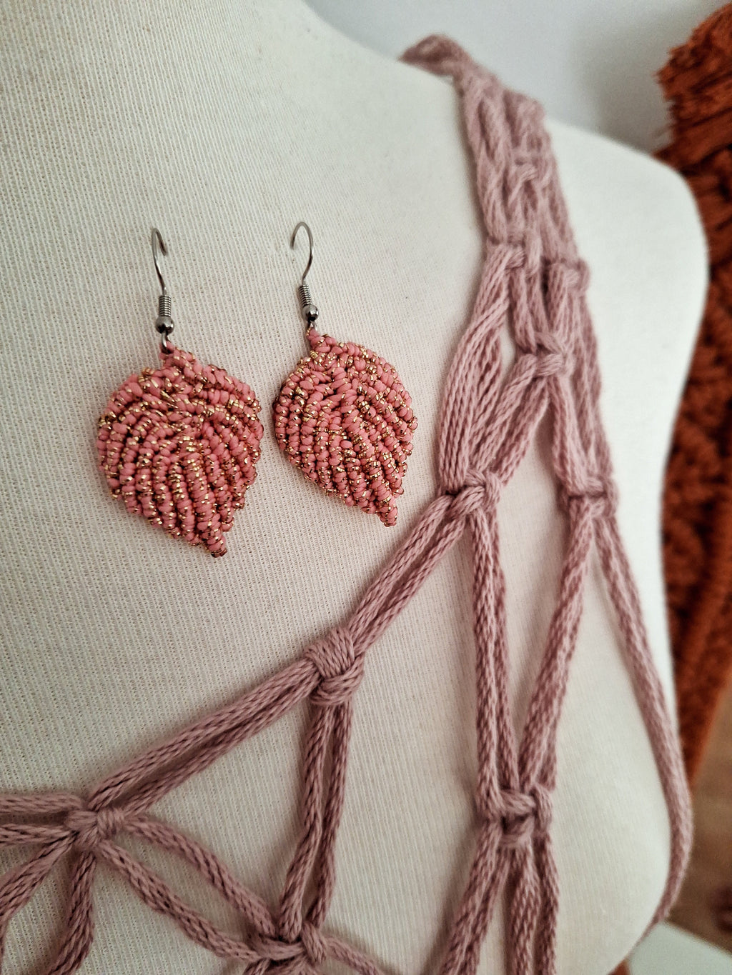 Pendientes de Macramé Artesanales
