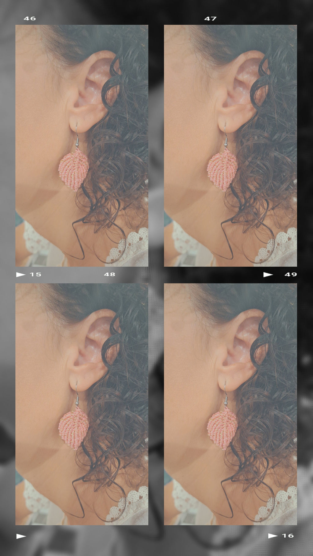 Pendientes de Macramé Artesanales