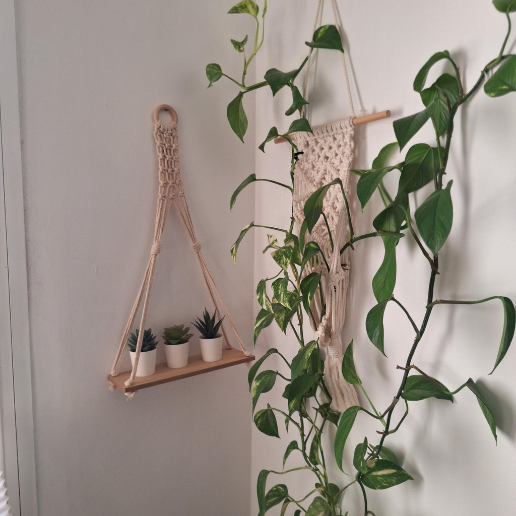 Soporte de Maceta de Macramé Boho