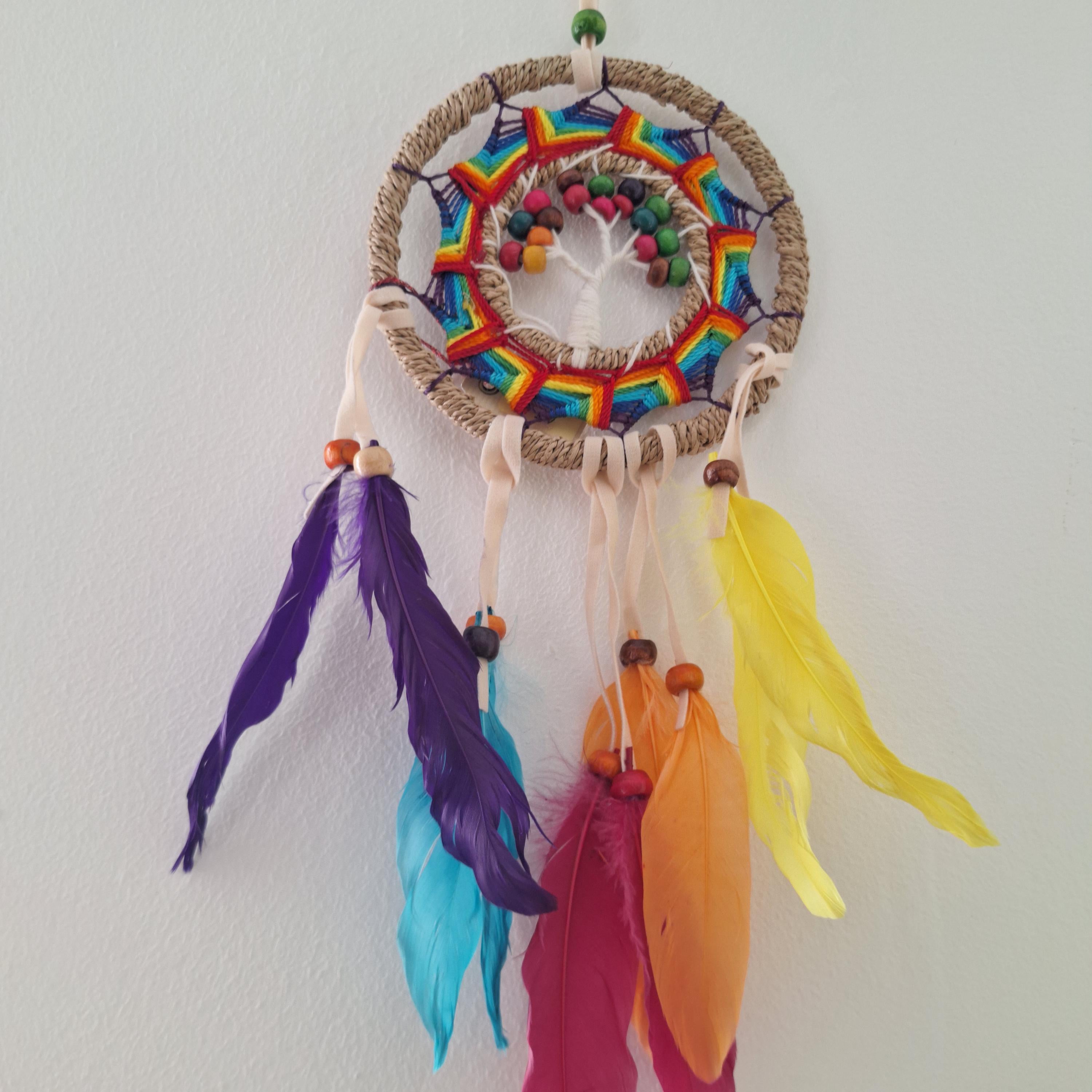 Atrapasueños Multicolor de Macramé