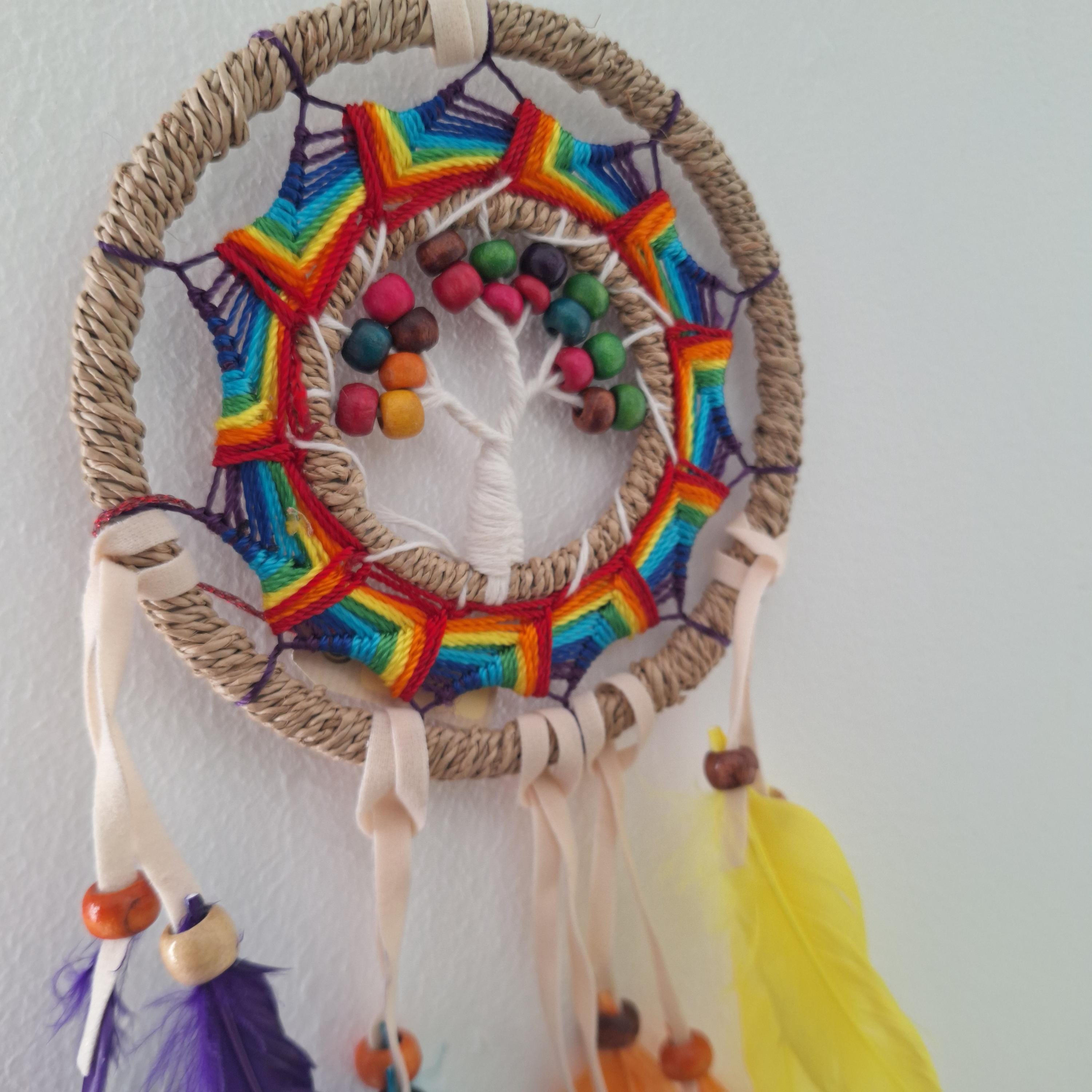 Atrapasueños Multicolor de Macramé