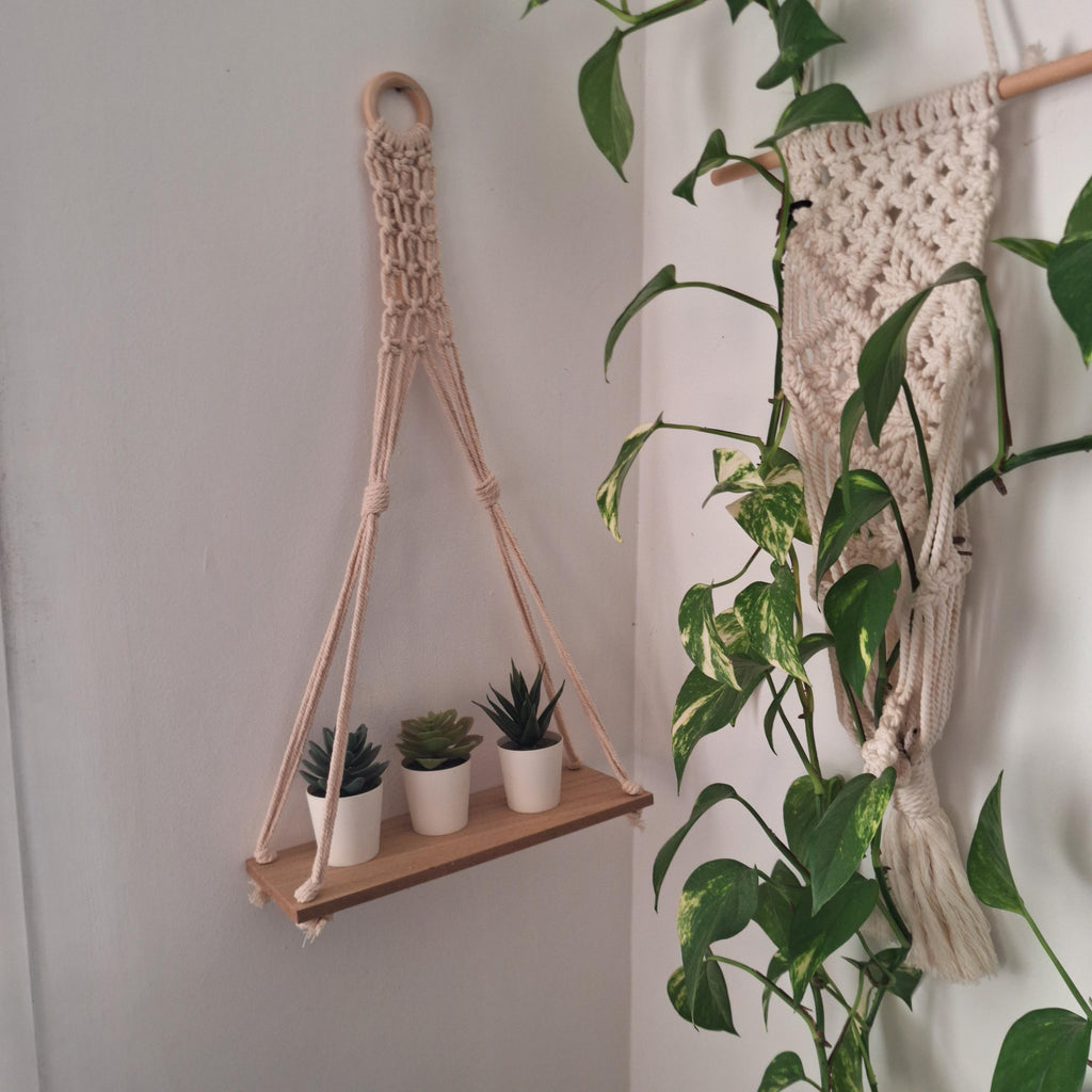 Soporte de Maceta de Macramé Boho