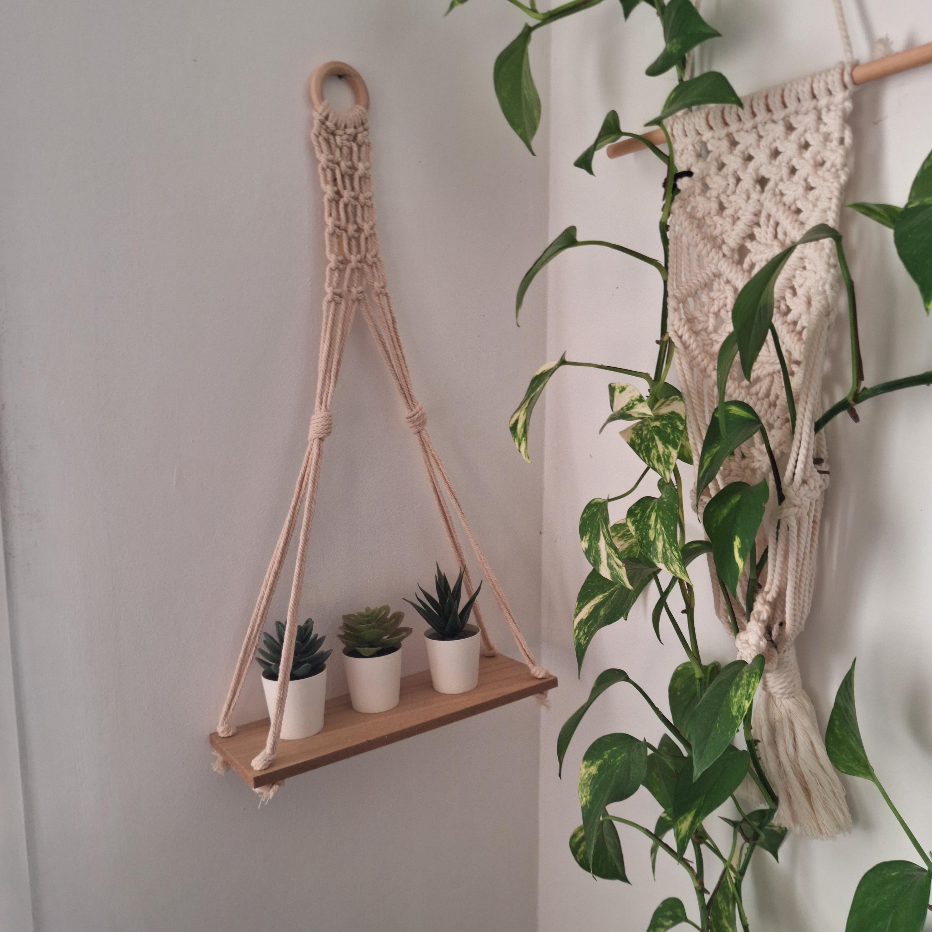 Soporte de Maceta de Macramé Boho