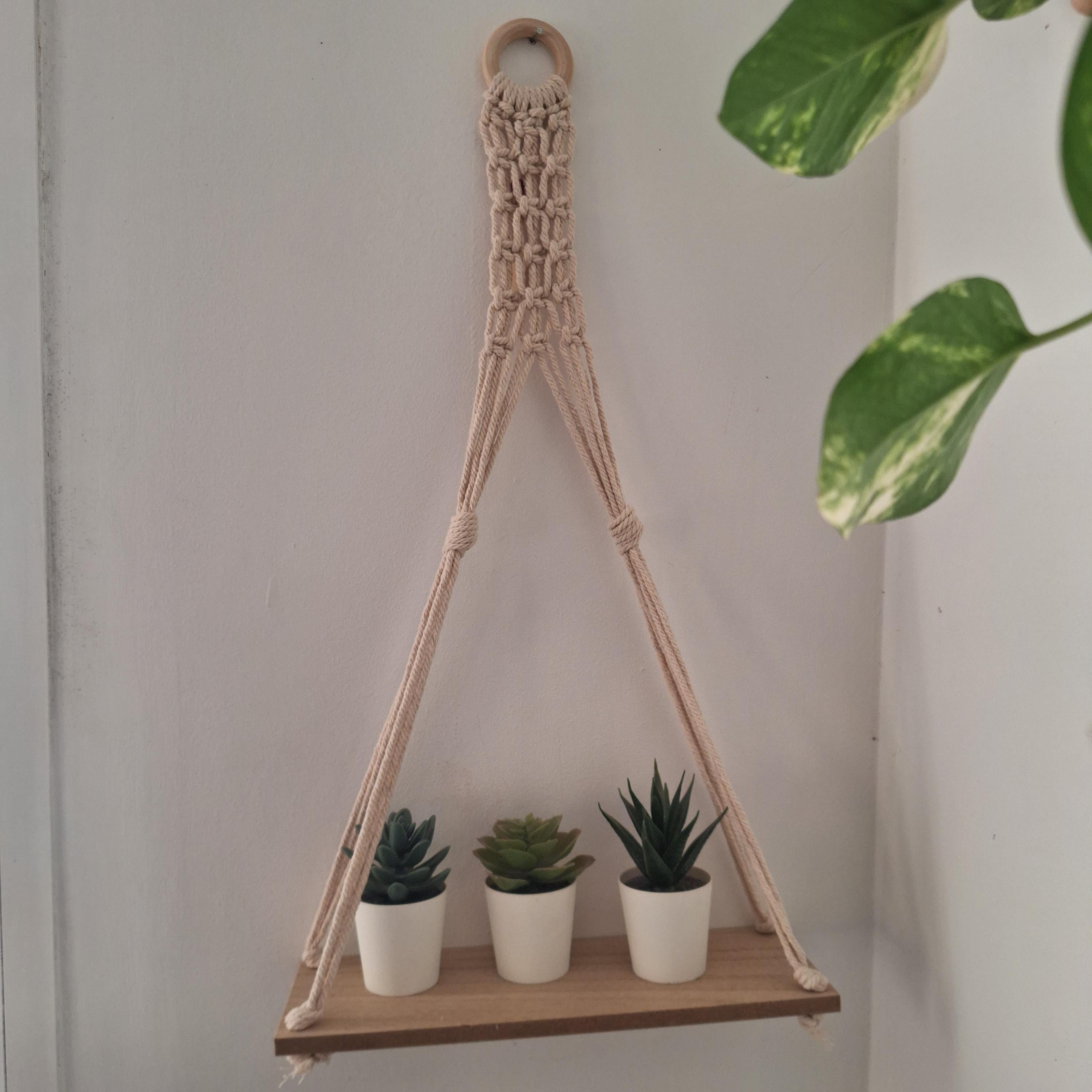 Soporte de Maceta de Macramé Boho