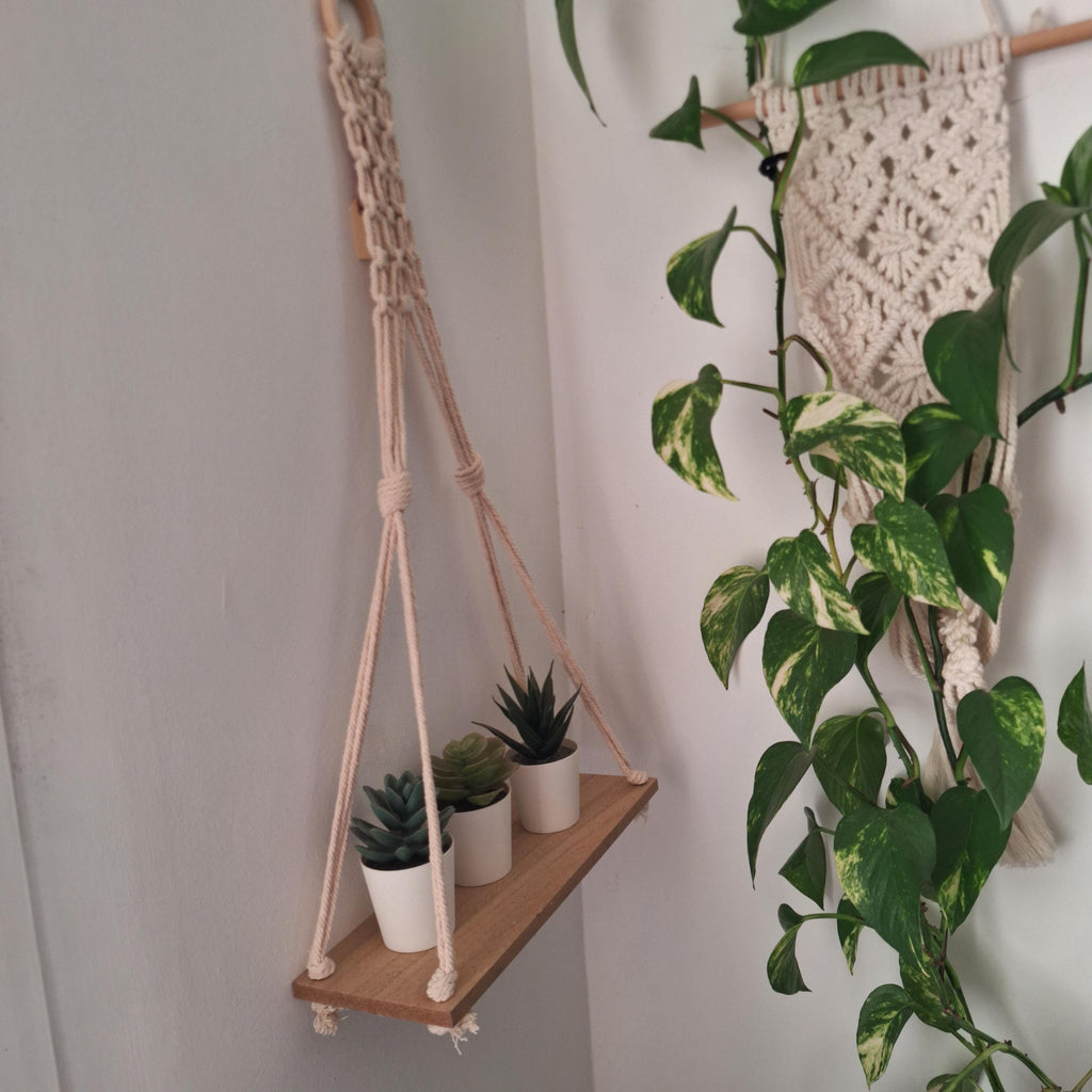 Soporte de Maceta de Macramé Boho