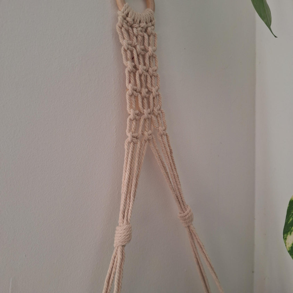 Soporte de Maceta de Macramé Boho