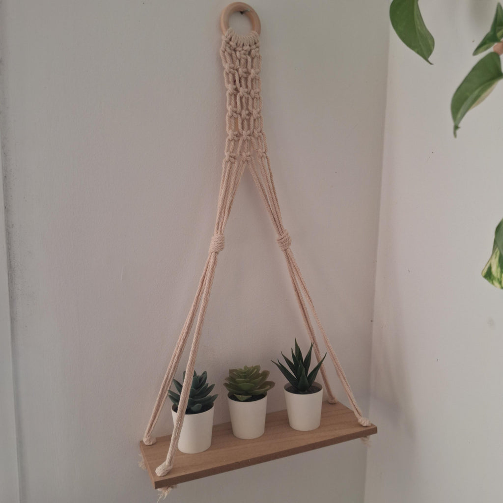 Soporte de Maceta de Macramé Boho