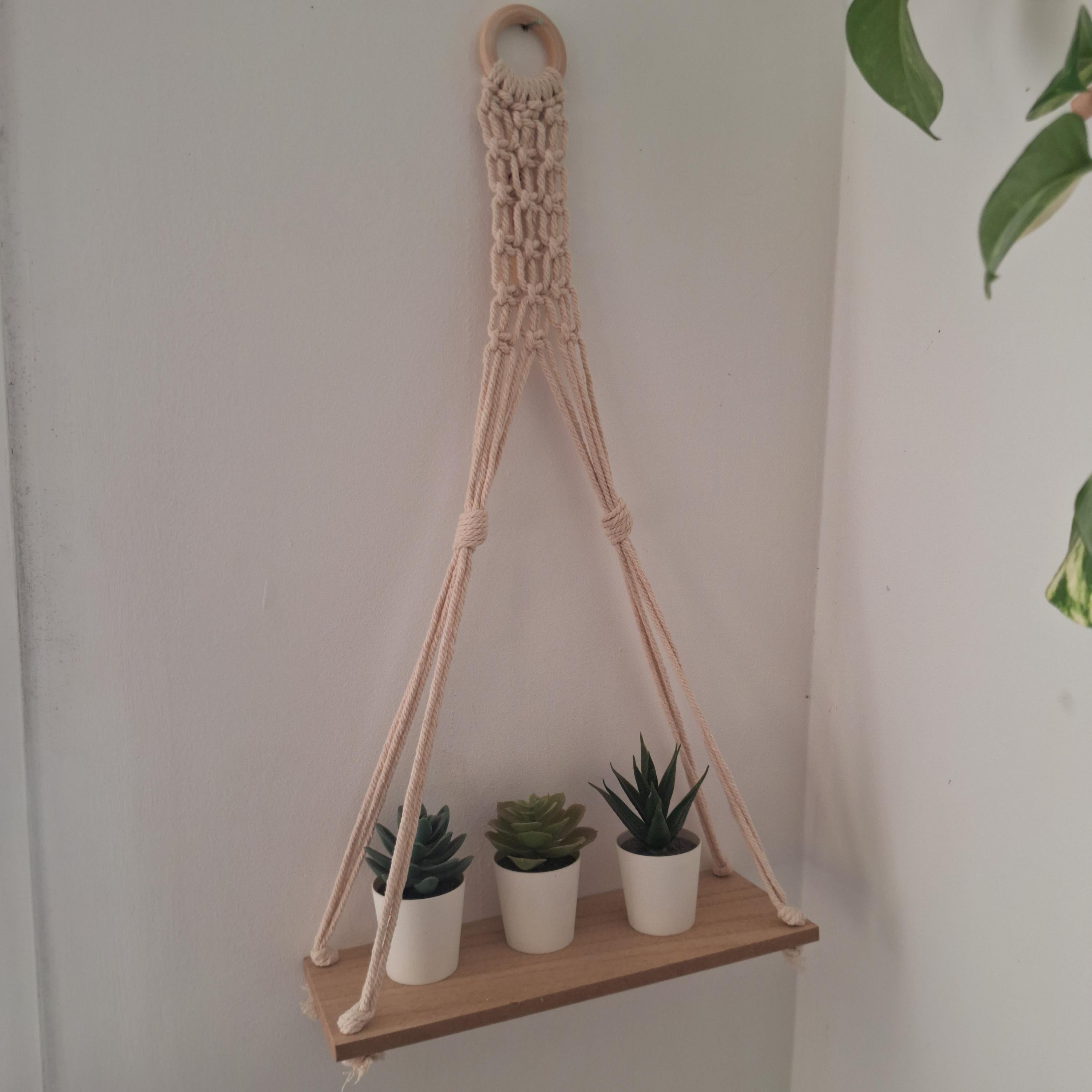 Soporte de Maceta de Macramé Boho